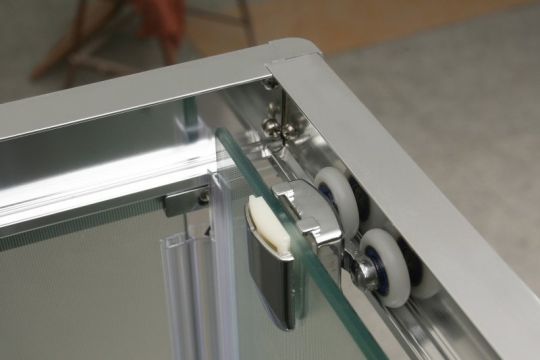 Душевой уголок Belbagno Uno-195 AH с раздвижными дверями 120х90 см схема 7