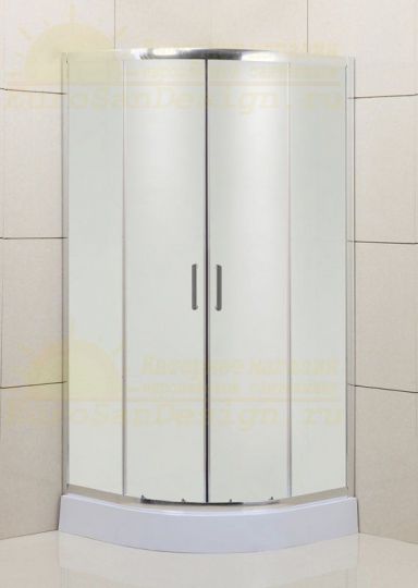 Душевой уголок Belbagno Uno-195 R прозрачное стекло, профиль хром 100х80 см схема 4 Душевой уголок Belbagno Uno-195 R прозрачное стекло, профиль хром 100х80 см схема 4