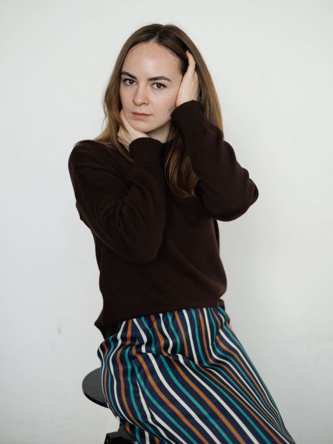 Свитер шоколад