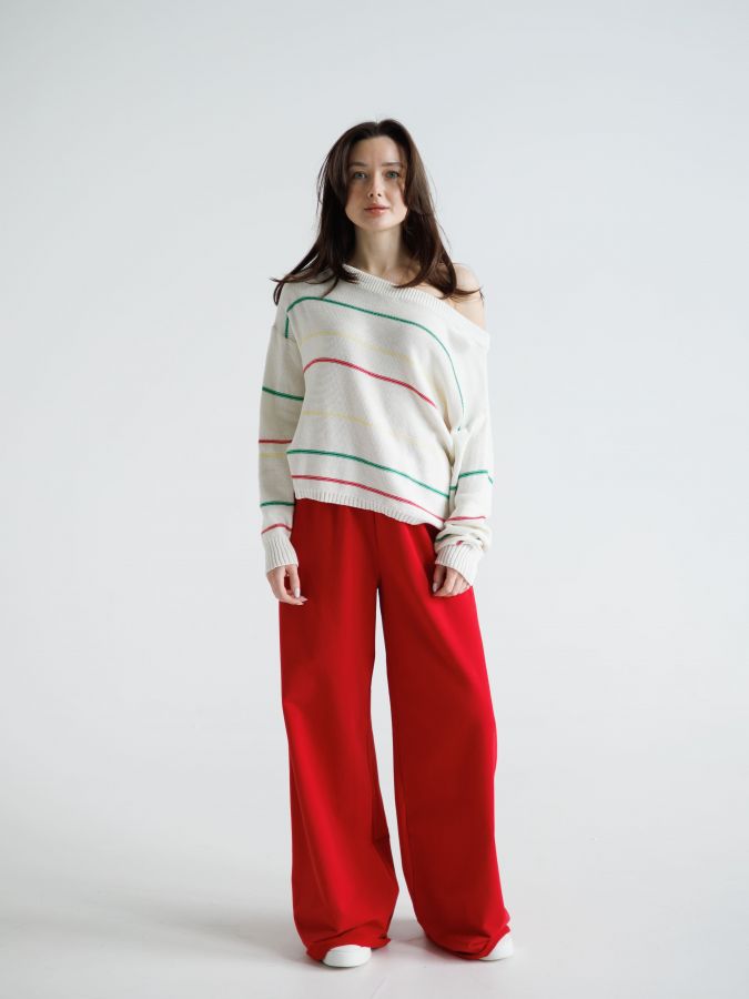 Свитер на одно плечо "Олимпиада"