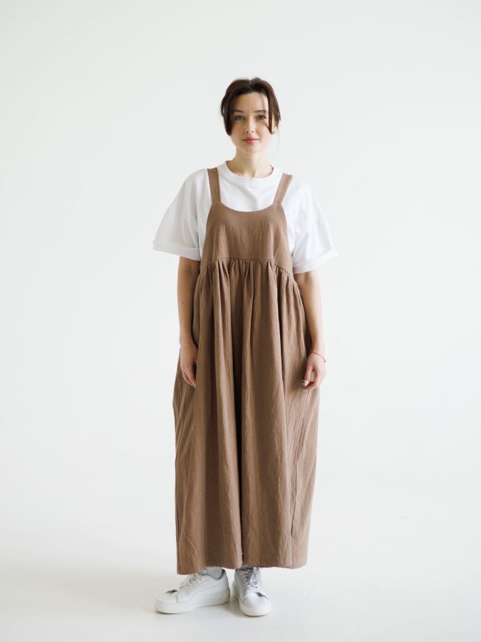 Сарафан Ortica из крапивы мокко