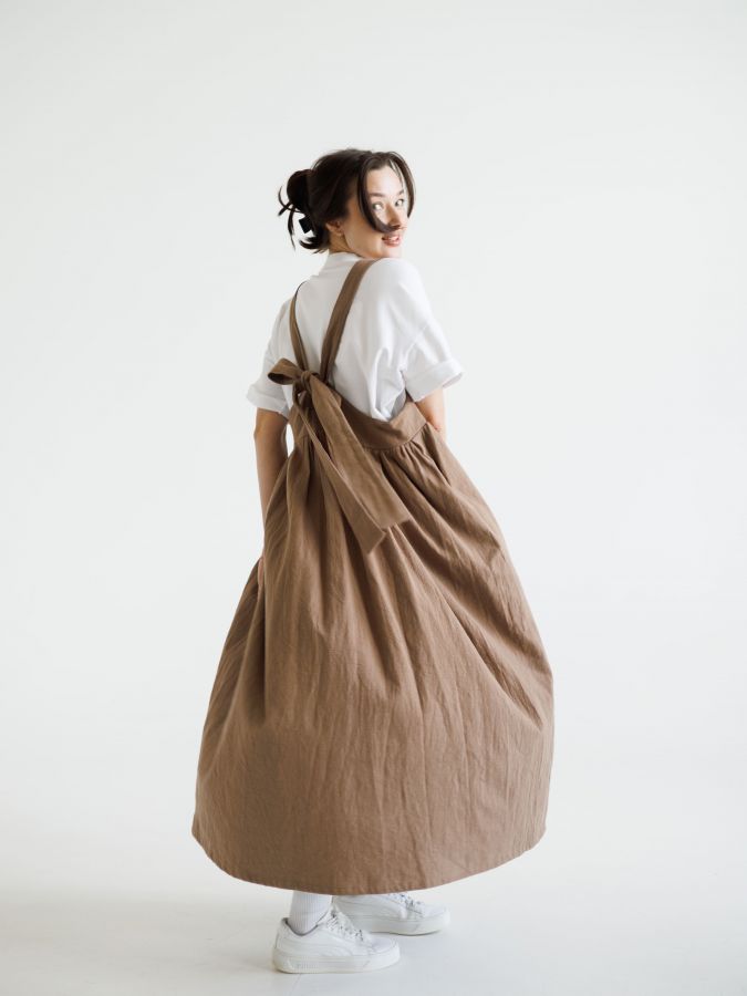 Сарафан Ortica из крапивы мокко