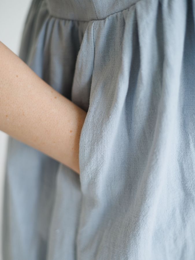 Сарафан Ortica из крапивы голубой