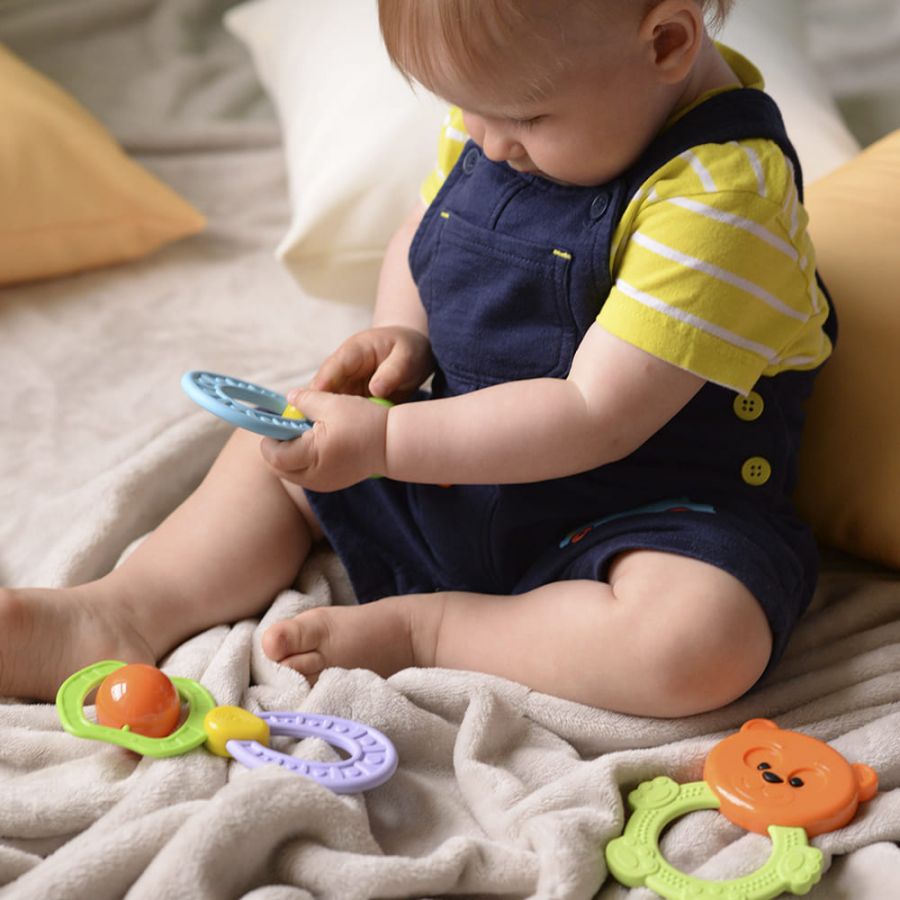 Погремушка - прорезыватель "Сатурн" КНОПА