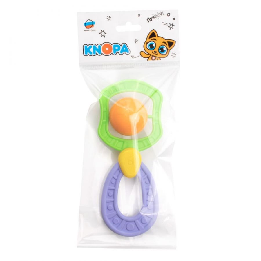 Погремушка - прорезыватель "Сатурн" КНОПА