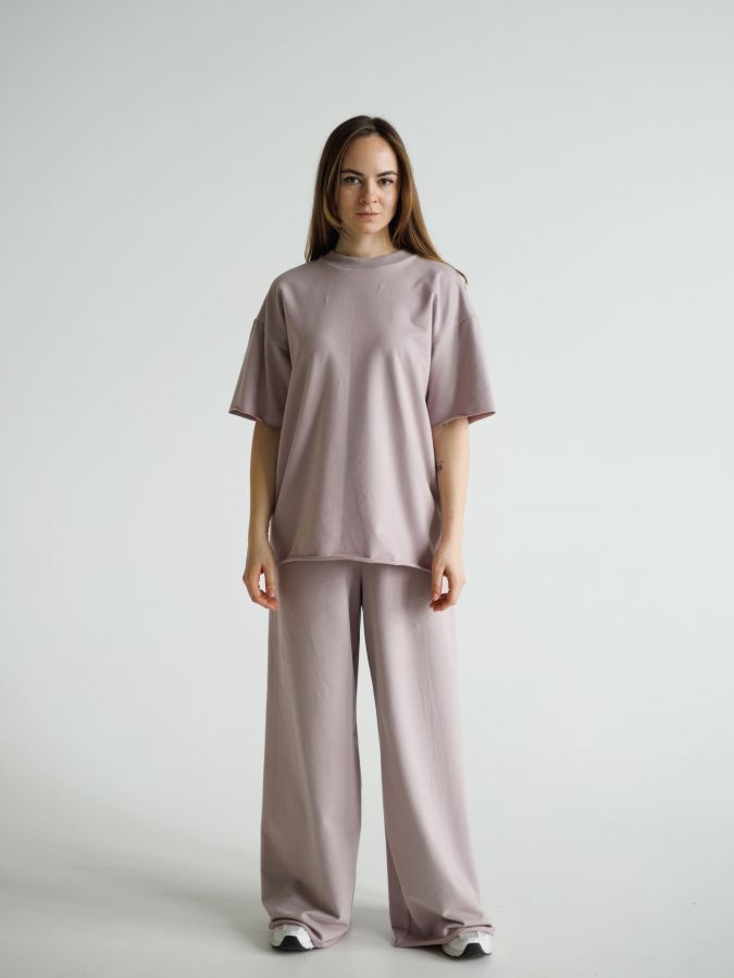 Футболка оверсайз туман