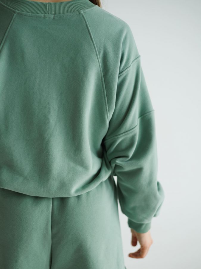 Шорты бесшовные полынь