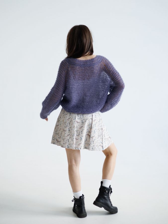 Юбка в складку Сухоцветы