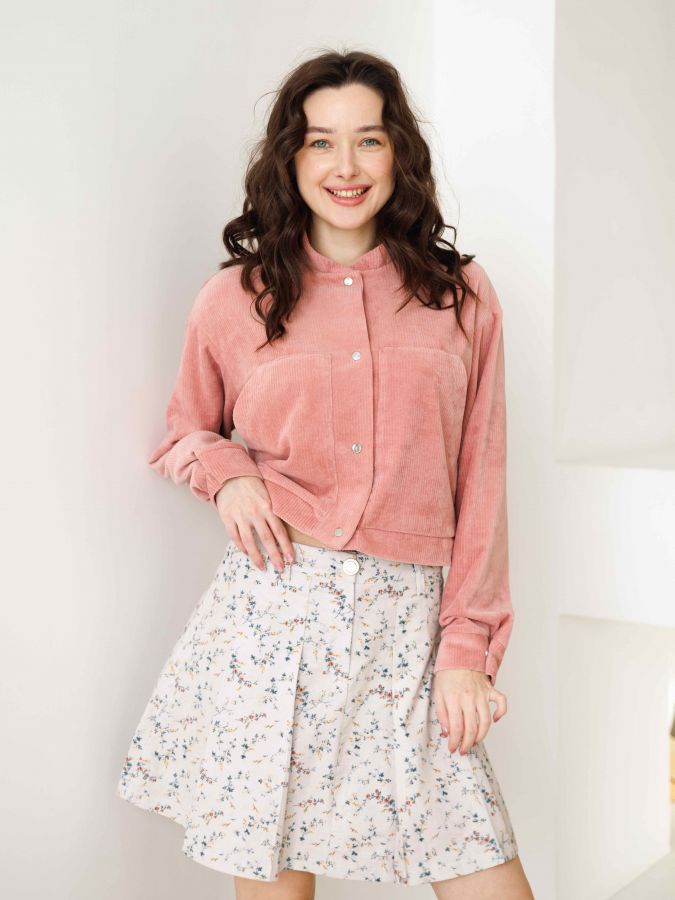 Юбка в складку Сухоцветы