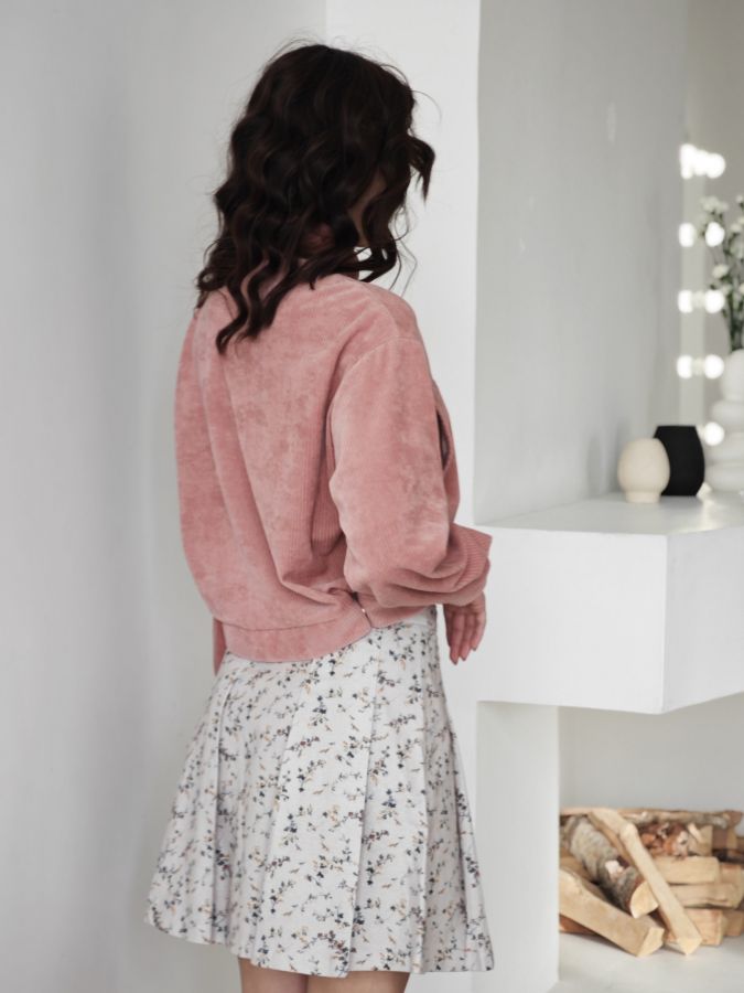 Юбка в складку Сухоцветы