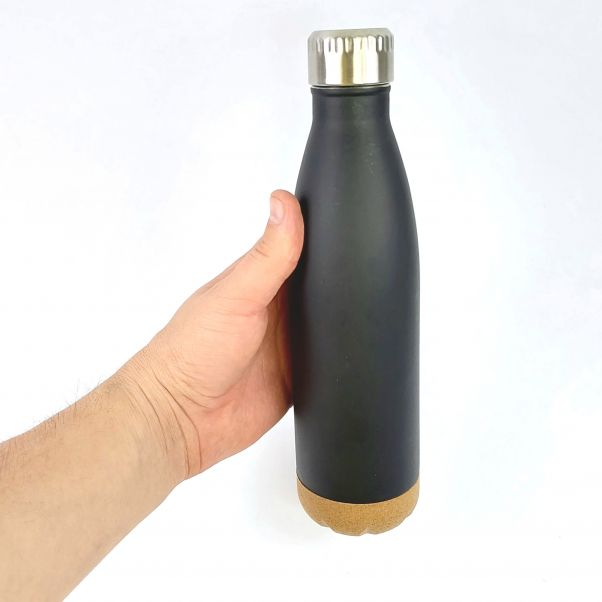 Термос Solberg Cork черный