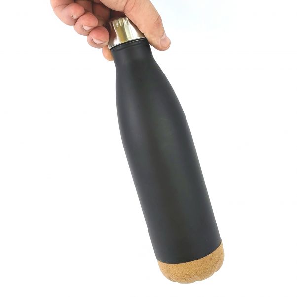 Термос Solberg Cork черный