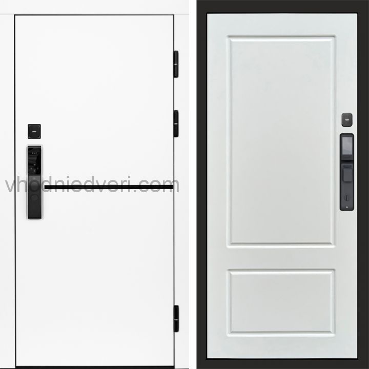 Входная дверь Termo-door ТРЕНД WHITE с электрозамком - Марсель Белый софт
