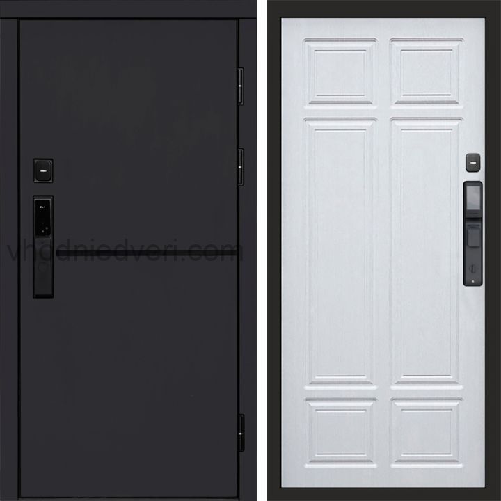 Входная дверь Termo-door ТРЕНД BLACK с электрозамком - Лиственница премиум
