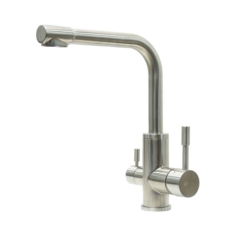 Смеситель для кухни Lemark Expert LM5061S с подключением к фильтру с питьевой водой, матовый
