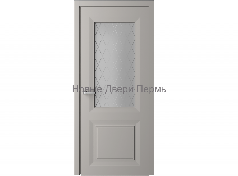 Дверь Стиль Богема Эмаль стекло Оникс