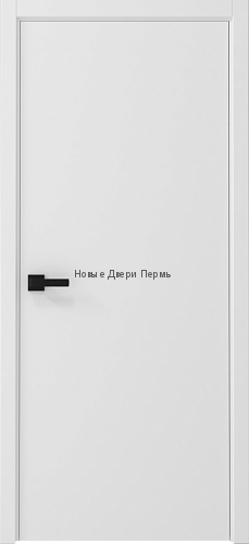 Дверь Графика-1 Белый Vinyl Белая кромка