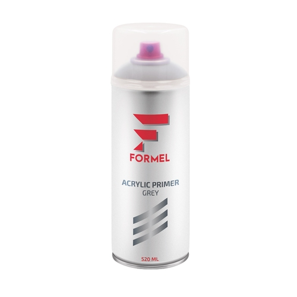 Formel Грунт акриловый серый, объем 520мл.