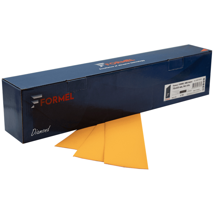 Formel Diamond Полоска шлифовальная на бумажной  основе 70мм. x 420мм., Р80, в упаковке 50шт.