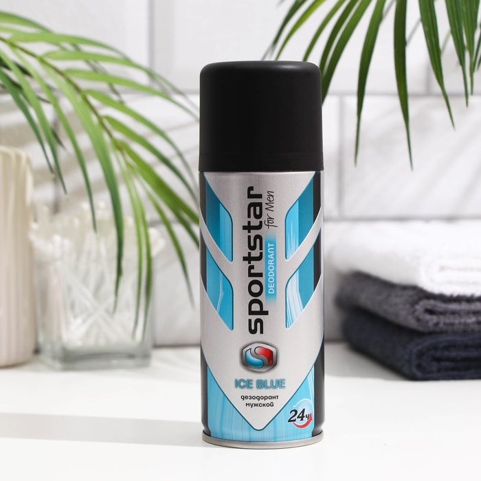 Дезодорант-спрей мужской Sport Star "Ice Blue", 175 мл