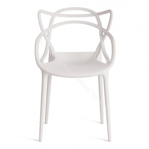 Стул Cat Chair (mod. 028) пластик, белый, (White C0057)