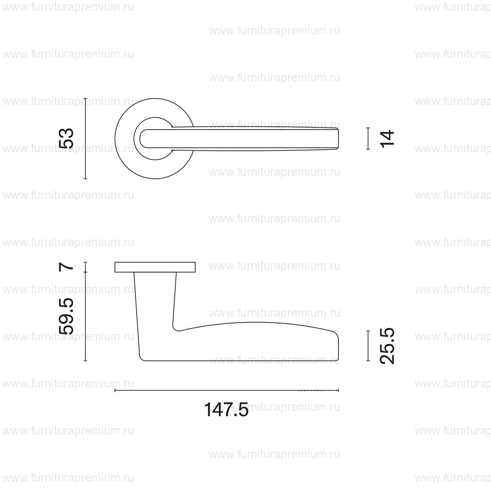 Ручка Aprile Luna R 7S