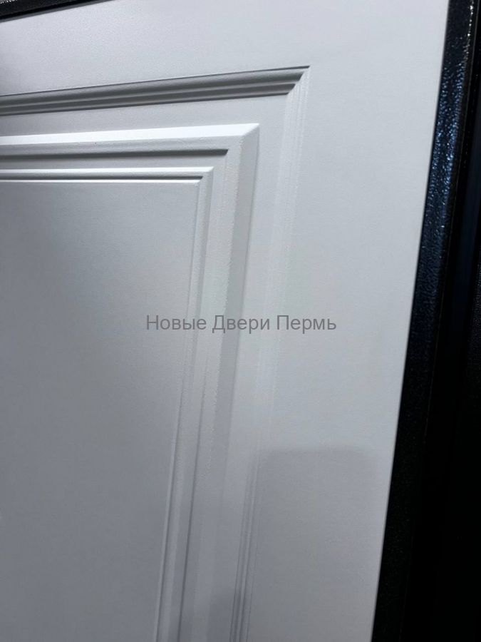 DELTA PRO MP D6-27, букле графит/ПВХ Бьянко квартирная дверь