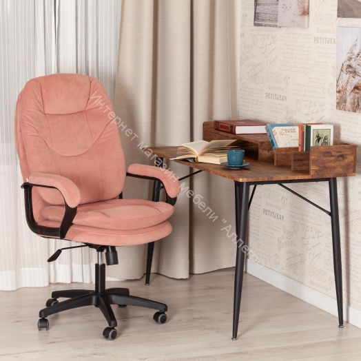 Кресло COMFORT LT (22) флок, розовый, 137
