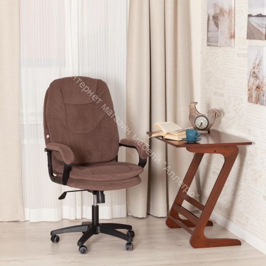 Кресло COMFORT LT (22) флок, коричневый, 6