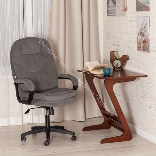 Кресло COMFORT LT (22) флок, серый, 29