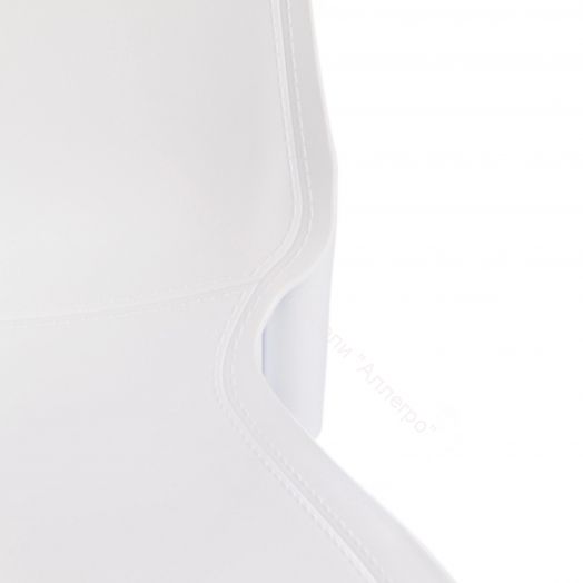 Стул GENIUS (mod 75) металл/пластик, белый/ножки хром