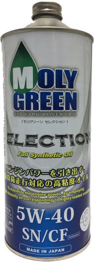 Moly Green Selection 5W-40, 1л