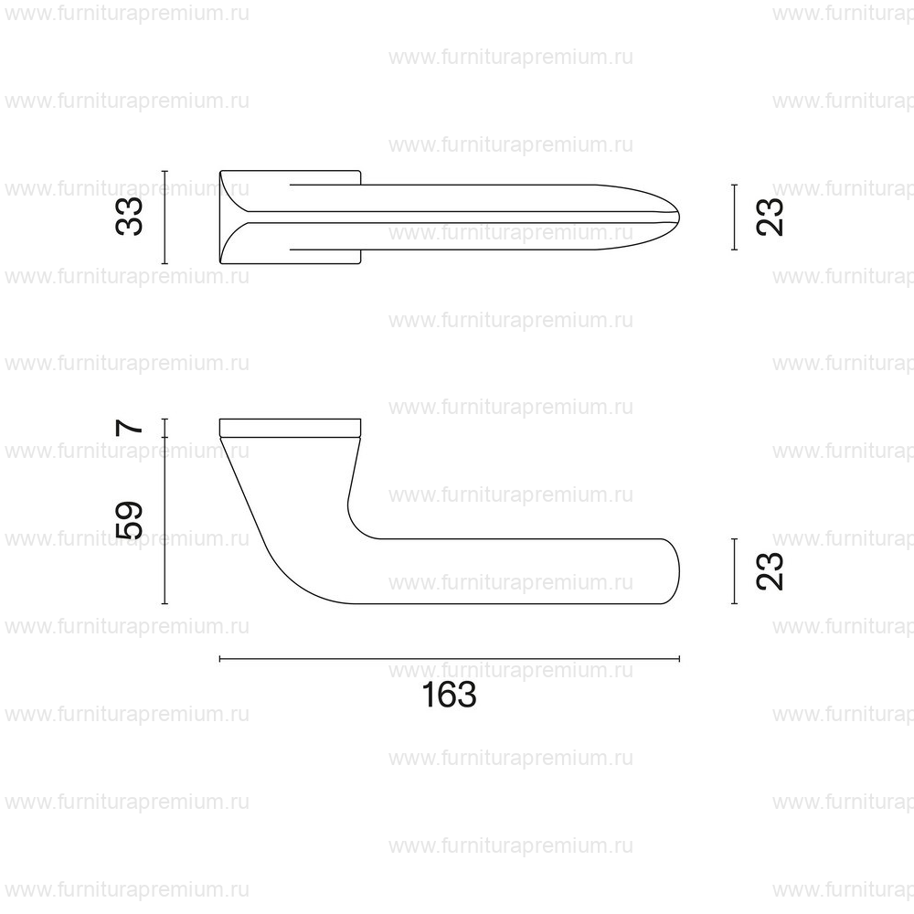 Ручка Aprile Gladiola RTH 7S