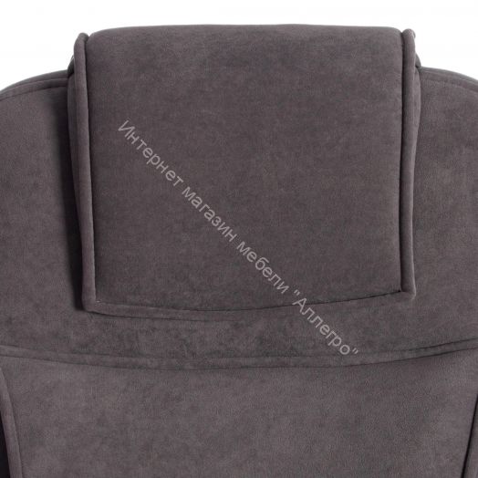 Кресло BERGAMO (хром) (22) флок, серый, 29