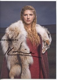 Автограф: Кэтрин Уинник. Викинги / Vikings