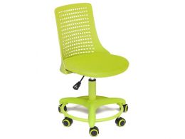 Кресло детское KIDDY, ткань салатовая, металл салатовый