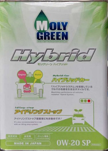 Moly Green Hybrid 0W-20, 4л