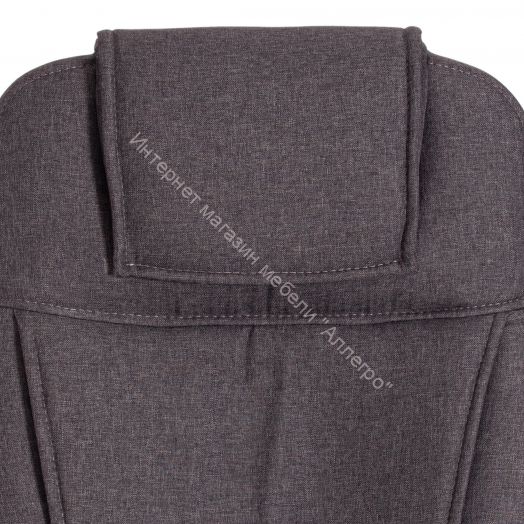 Кресло BERGAMO (хром) (22) ткань, темно-серый, F68