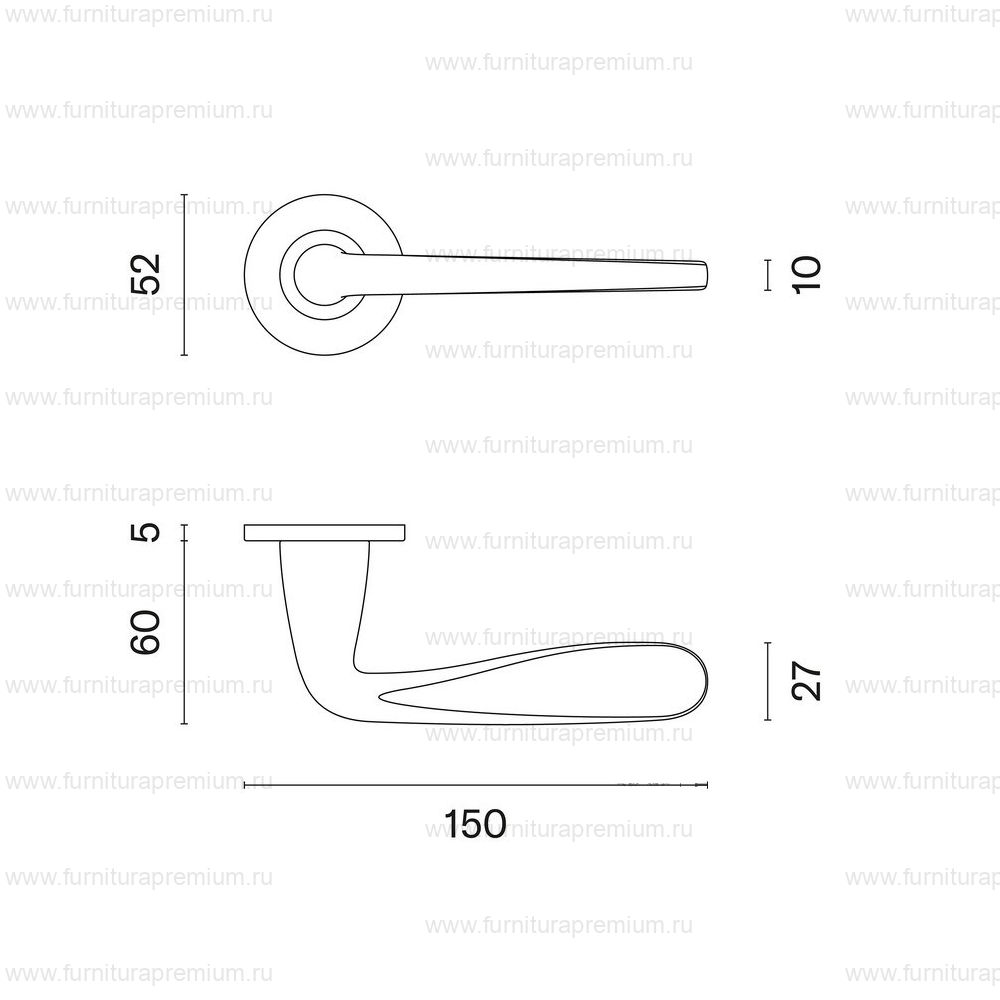 Ручка Aprile Hiacynta R 5S