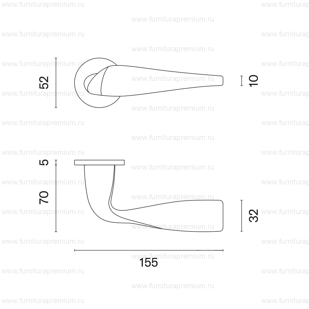 Ручка Aprile Petunia R 5S