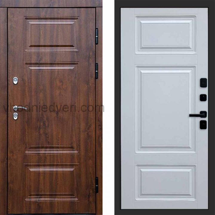 Входная дверь Termo-door Премиум Дуб - Лион Белый софт