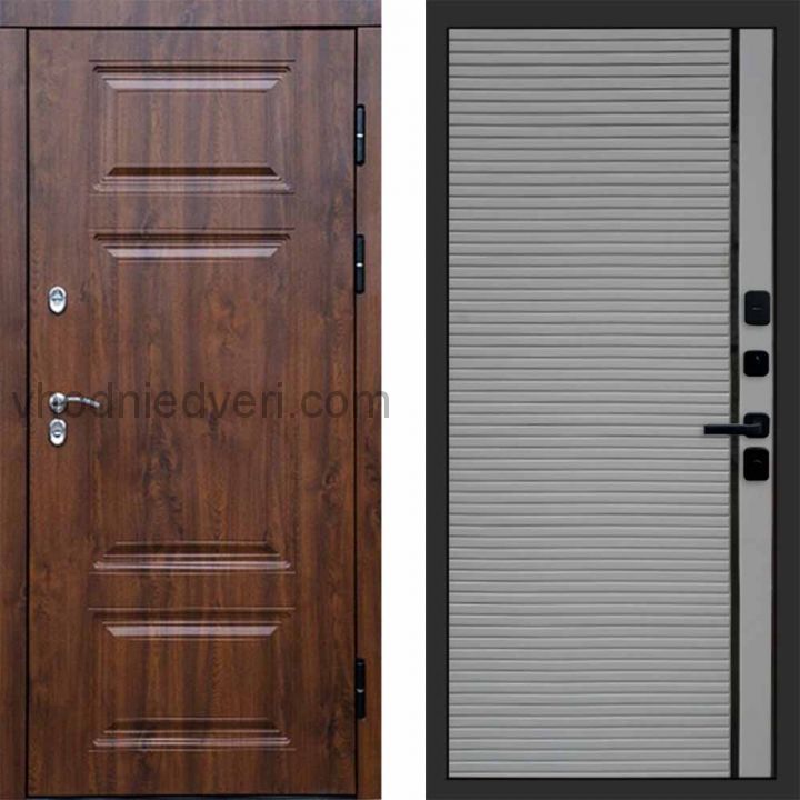 Входная дверь Termo-door Премиум Дуб - Porte Грей софт