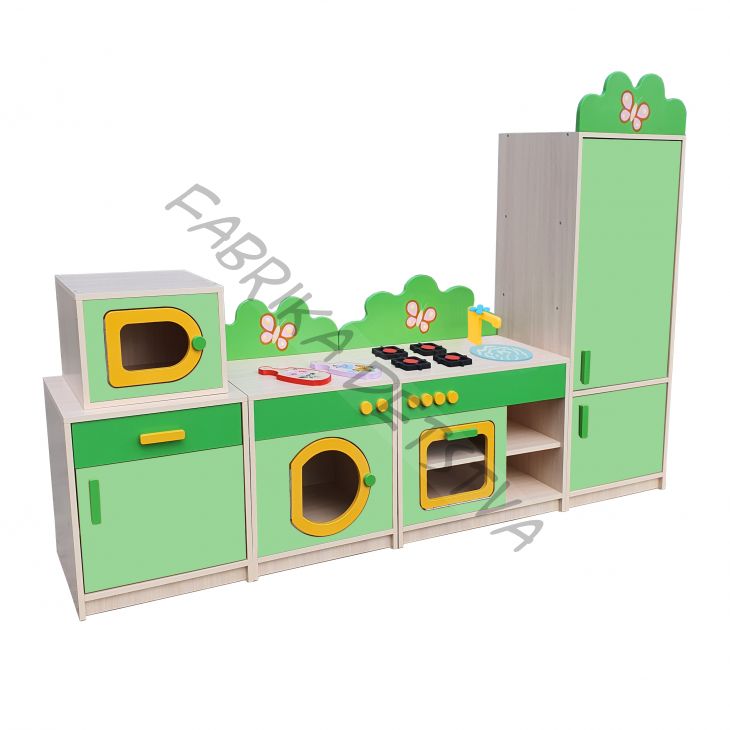 Игровая мебель Кухня мод.4 (салатовая)