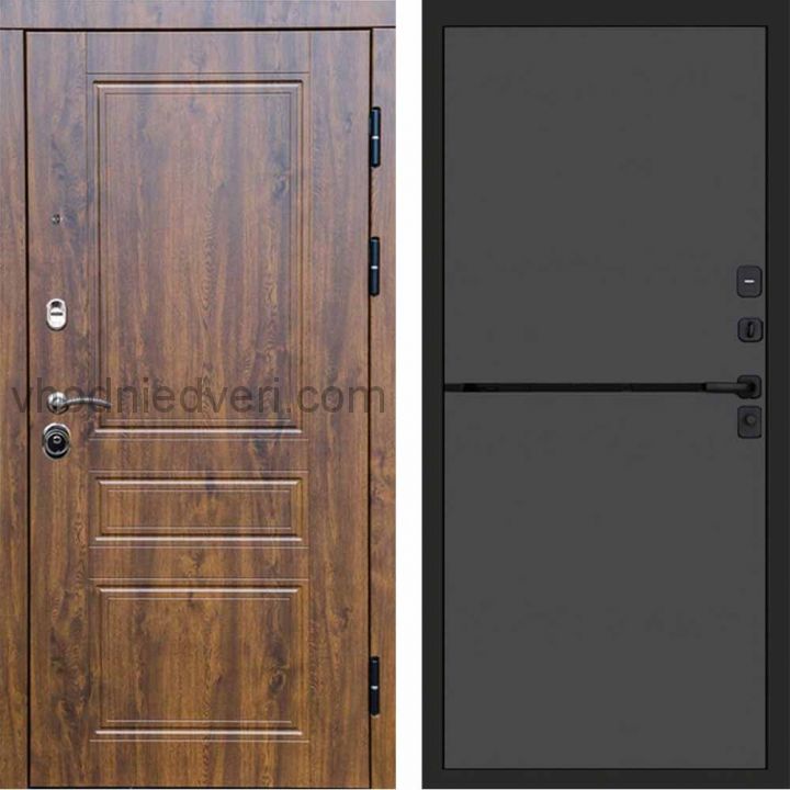 Входная дверь Termo-door Орегон Дуб - Нео Графит