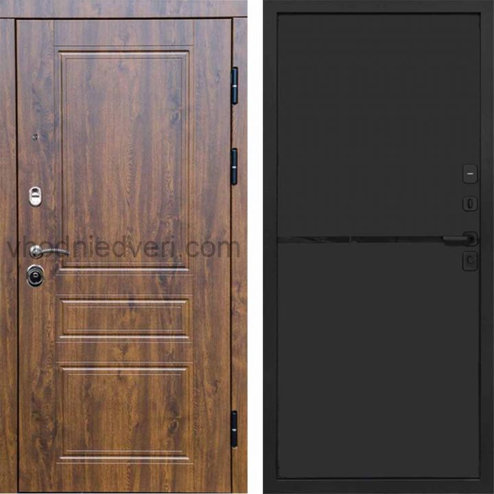 Входная дверь Termo-door Орегон Дуб - Нео Black