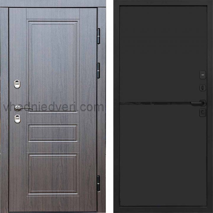 Входная дверь Termo-door Орегон Венге - Нео Black