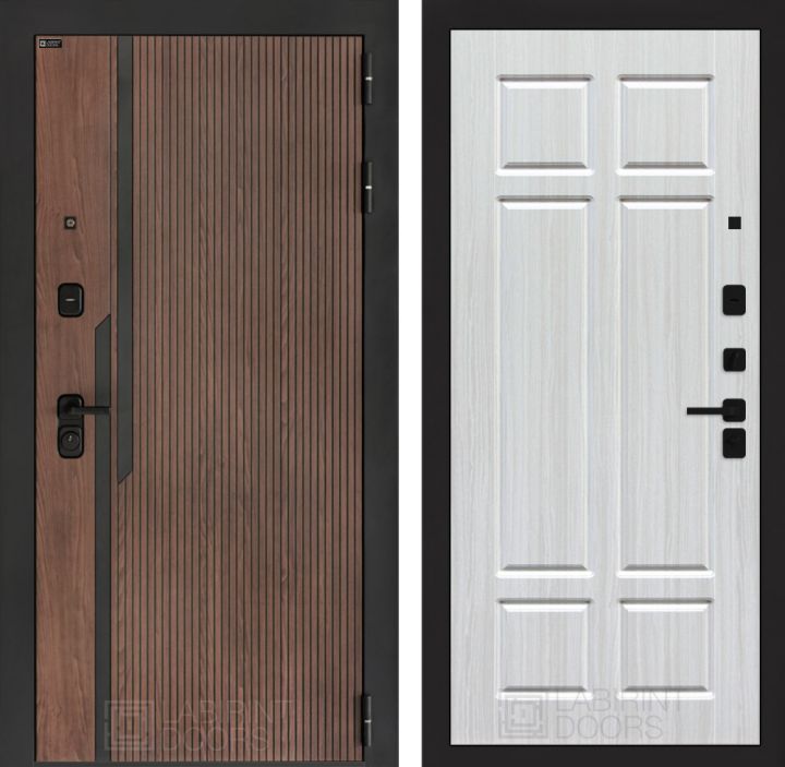 Входная дверь Лабиринт KARMINA 08 Кристалл Вуд