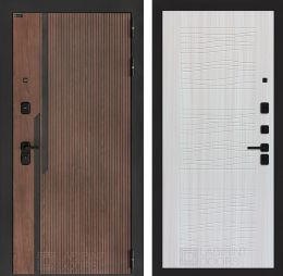 Входная дверь Лабиринт KARMINA 06 Сандал белый