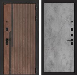 Входная дверь Лабиринт KARMINA 24 Бетон светлый