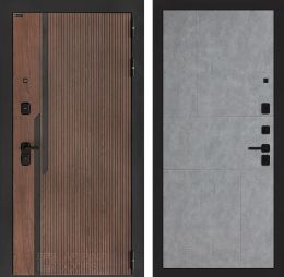 Входная дверь Лабиринт KARMINA 21 Бетон светлый